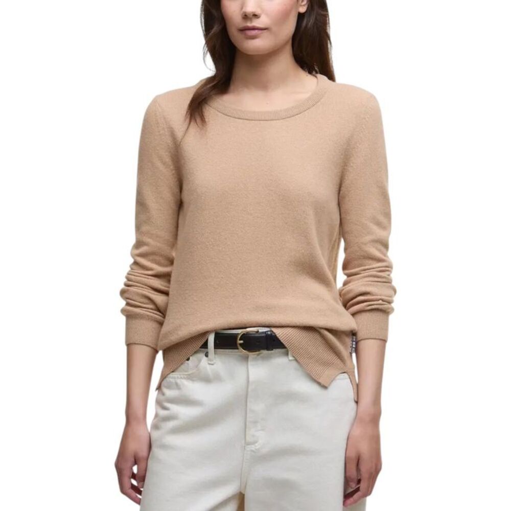 Barbour Beige Wool Women's Sweatshirt